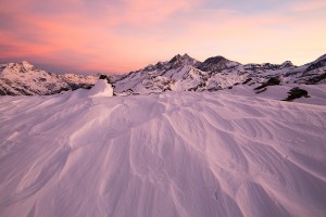 Neige soufflée des premiers rayons II