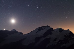Naissance Vénus, de la Lune et de Jupiter