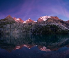 Heure bleue sur l'Oechinensee 